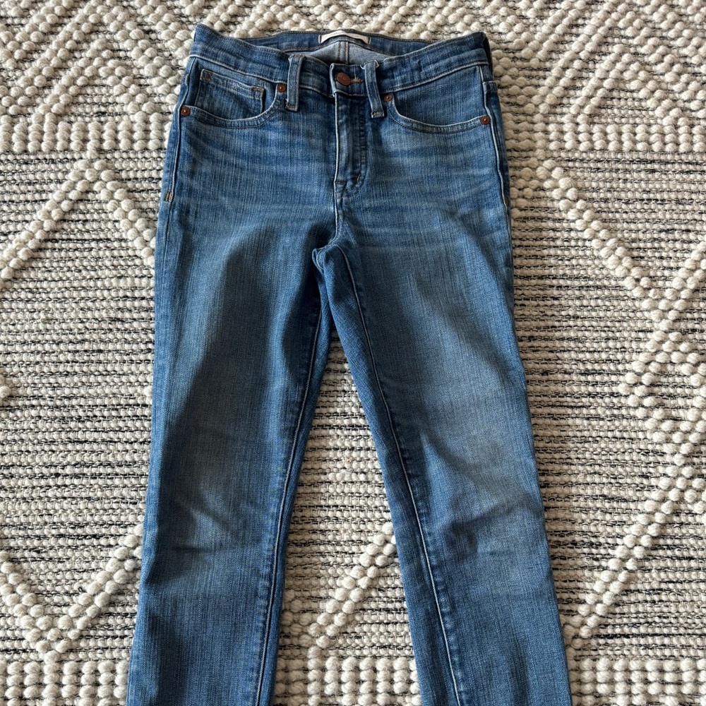 Madewell high rise skinny jean